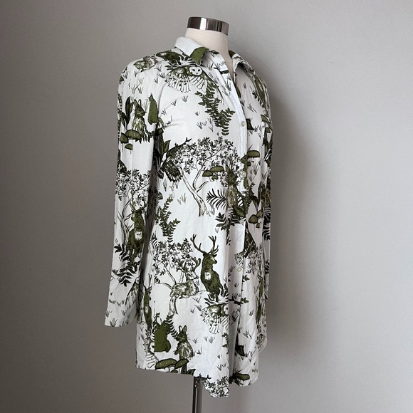 The Cat's Pajamas Woodside Pima Knit Night Shirt Size Small MSRP $96 - Picture 4 of 16